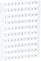 Маркеры IEK для КВИ-4/16 с нумерацией №№ 1-10 (уп. 50шт) картинка 